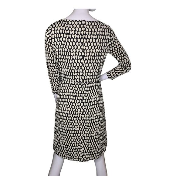 LOFT Ann Taylor dress size small floral print fitted cut 3/4 sleeve - Picture 6 of 12